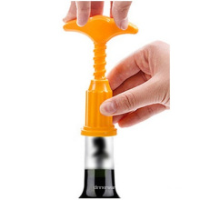 Promotional Creative Wine Bottle Opener, Plastic Red Wine Opener